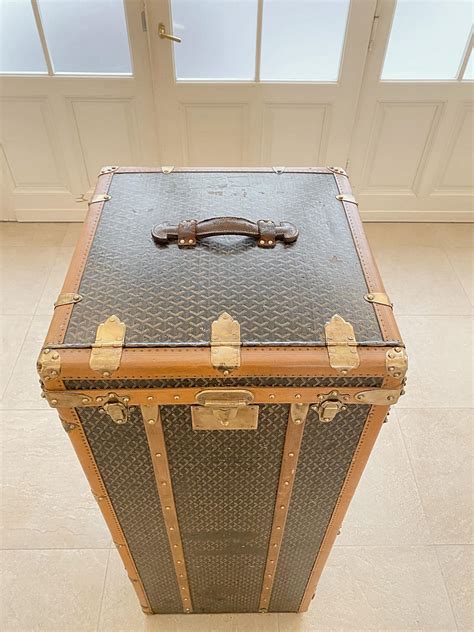 goyard french trunk.